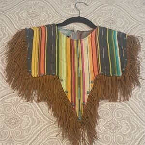 Striped Fringe Women's Top